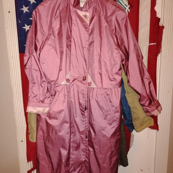 Women's Pink Trench Coat - Picture 1 of 4